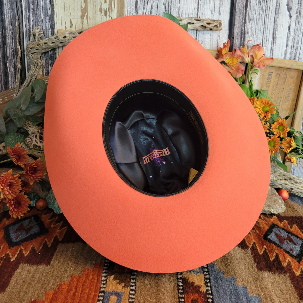 The interior features the brand's logo and is satin lined.