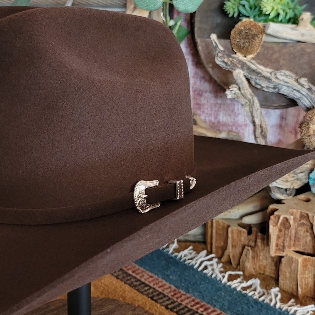 Wool and Fur Blend Hat "Lightning" by Bailey W0604A Detailed View Chocolate