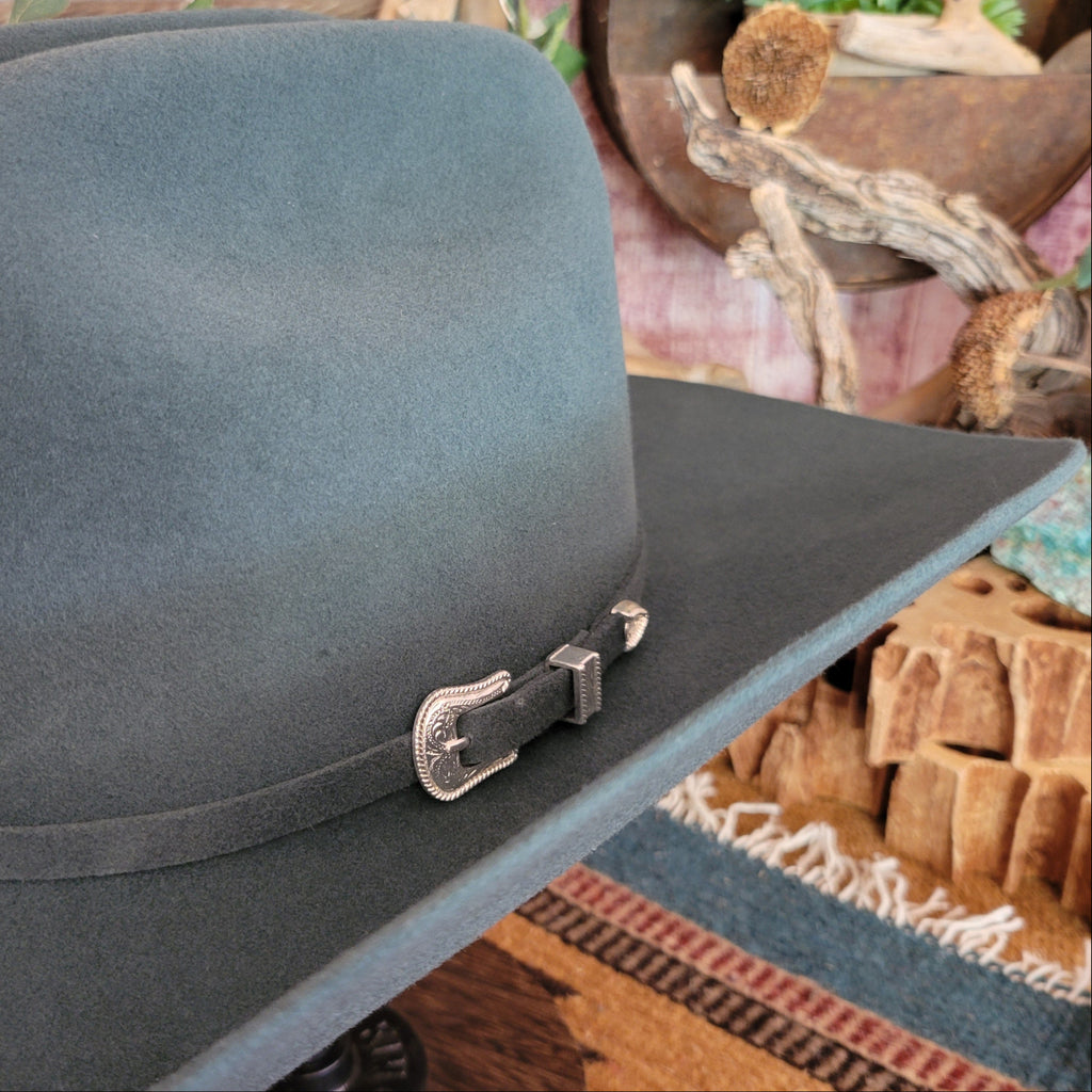 Wool and Fur Blend Hat "Lightning" by Bailey W0604A Detailed View Sage Green