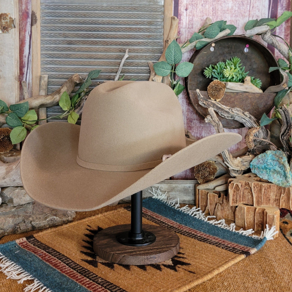 Wool and Fur Blend Hat "Lightning" by Bailey W0604A Front Side View Fawn