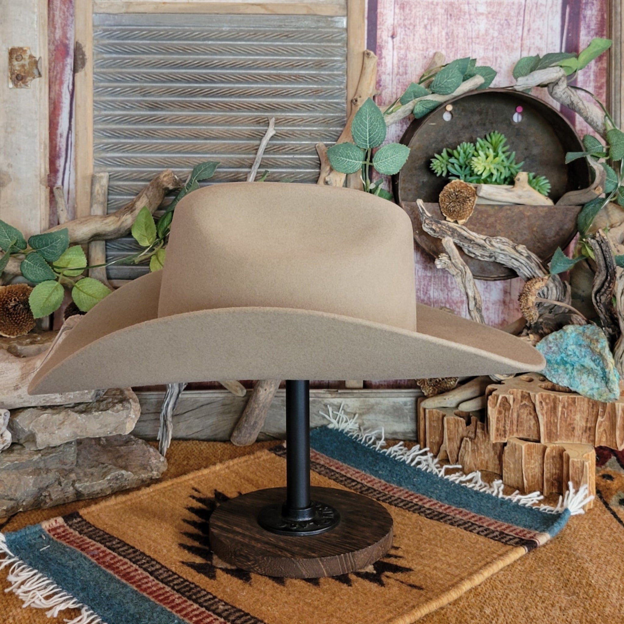 Bailey lightning 4x angora blend cowboy hat Baily Lightning 4X Pecan Wool and Angora Hat W0604A  main image 3
