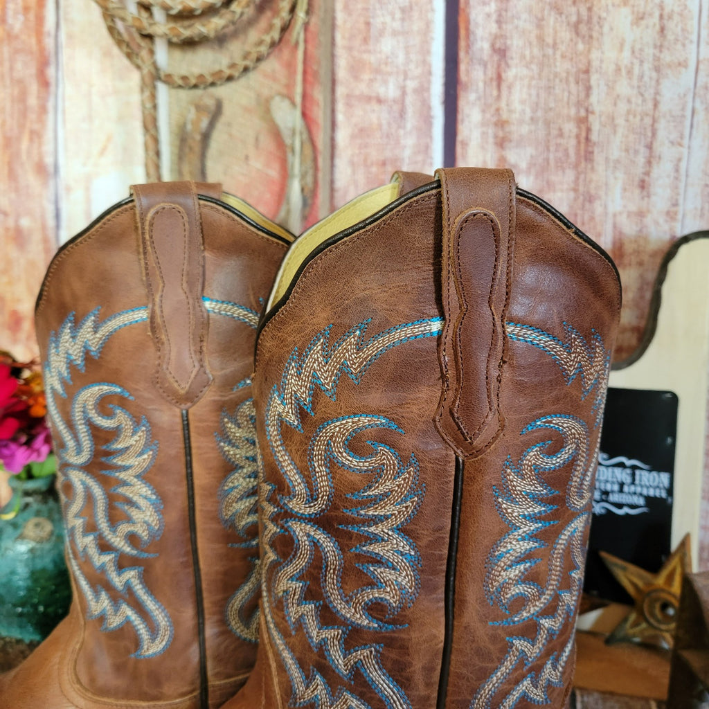 Women's Leather Boots the "Bluebonnet" by Nocona Top View