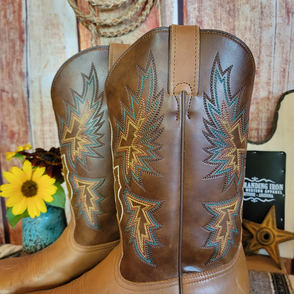 Men's Leather Boots the "Go Round" by Nocona top  View