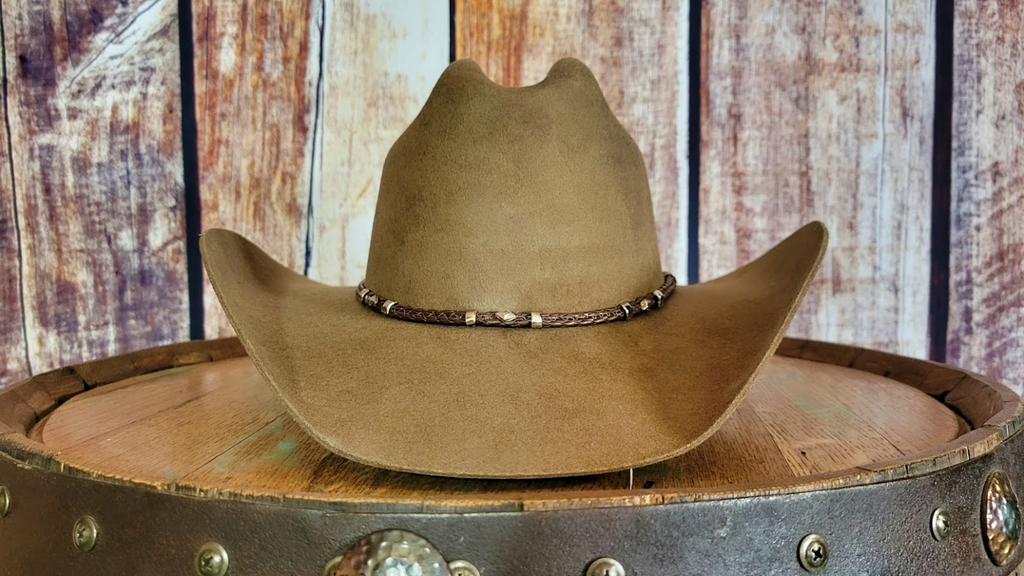 4X Wool Cowboy/Cowgirl Hat, the "Gholson" by Bullhide  Front View