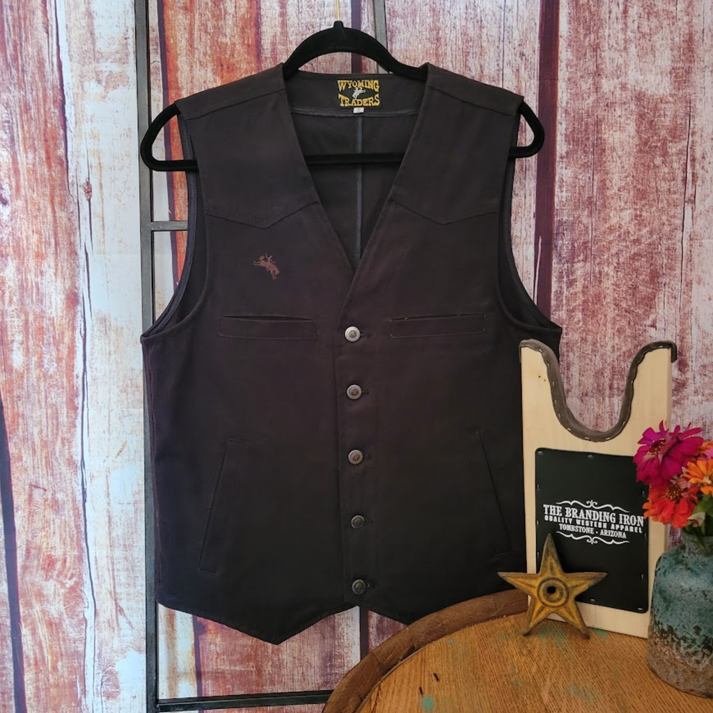 Concealment Carry Vest, the "Texas" by Wyoming Traders Front View