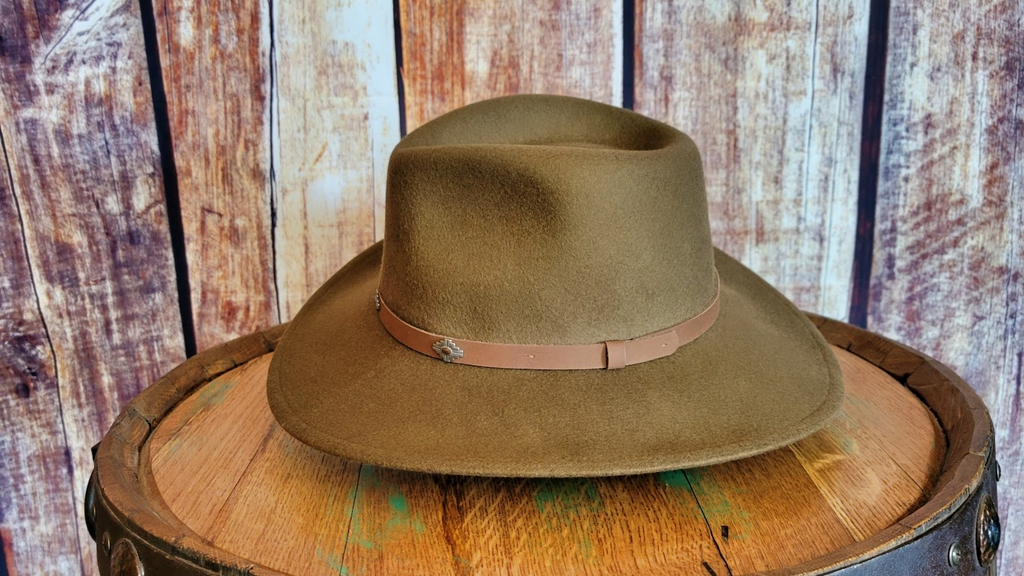 Crushable Hat, the "Acorn" by Black Creek  Side View