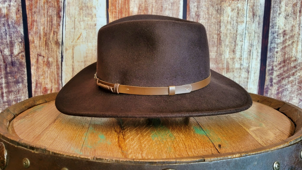 Crushable Hat, the "Cordova" by Black Creek  Sid View