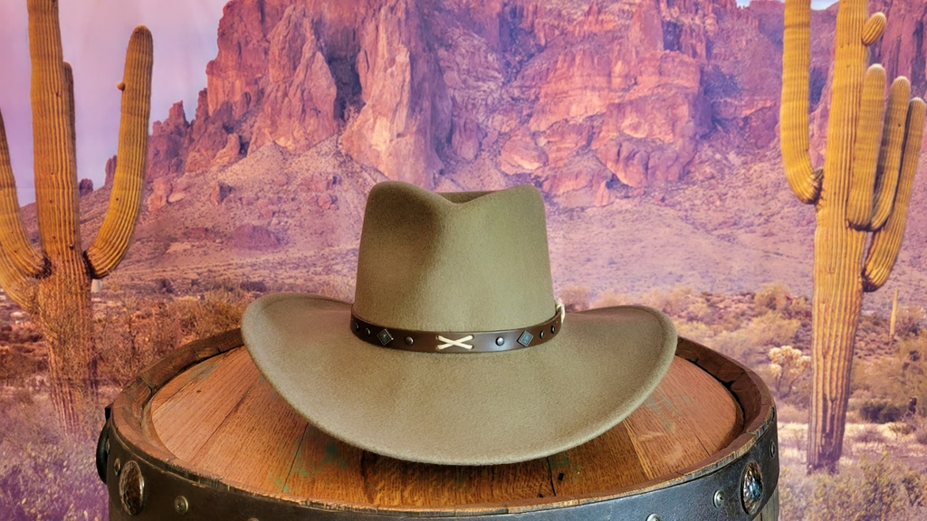 Crushable Hat, the "Putty" by Black Creek Front View