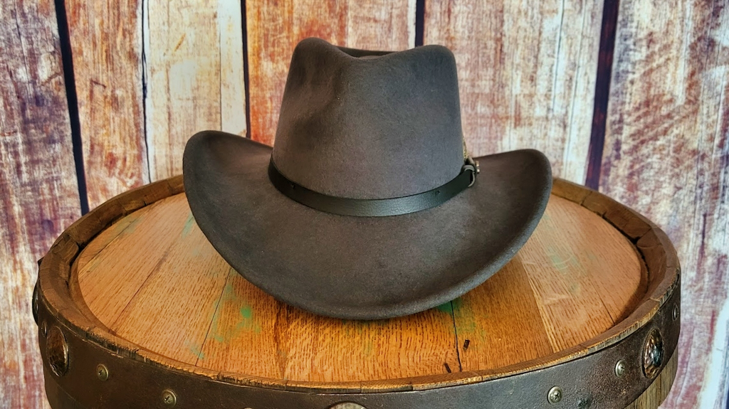 Crushable Hat, the "Voyager" by Bullhide Front View