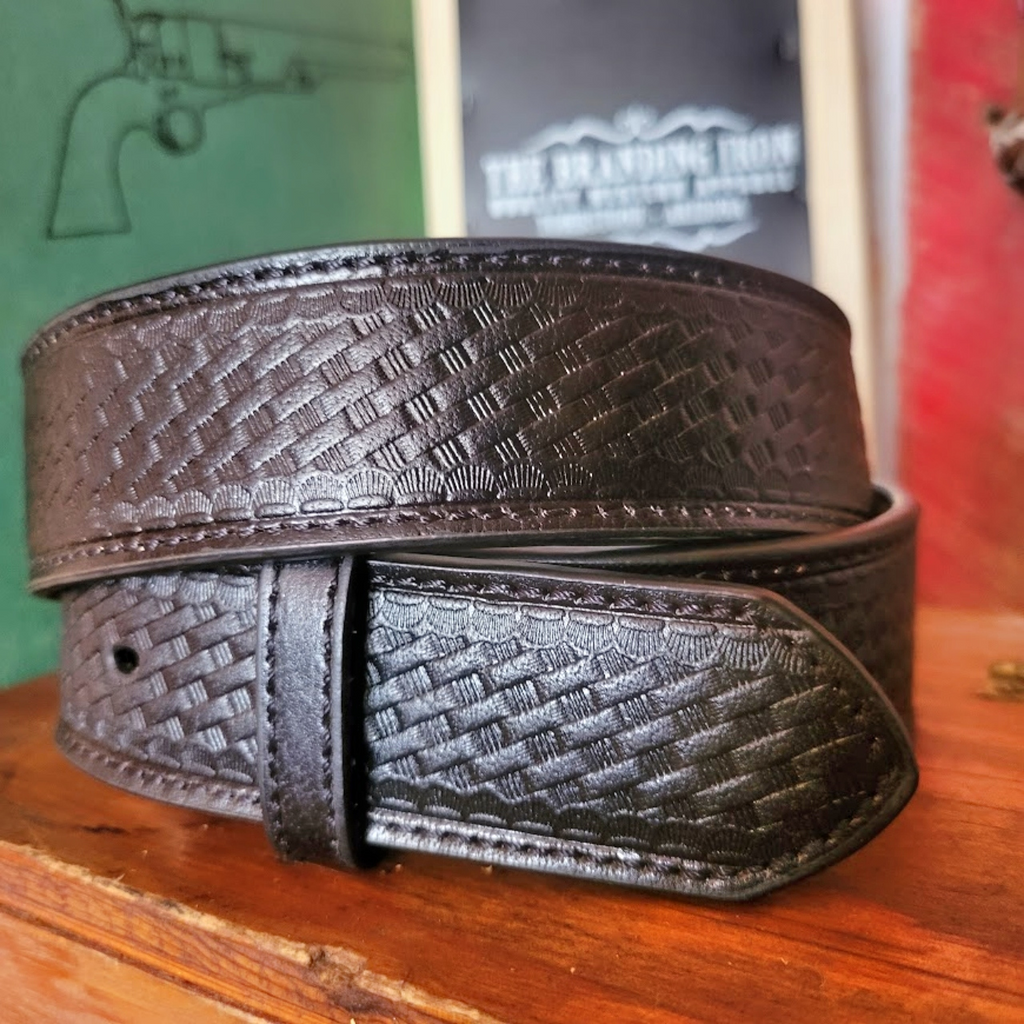 Leather Belt, the "Money Belt" by Nocona  Belt View