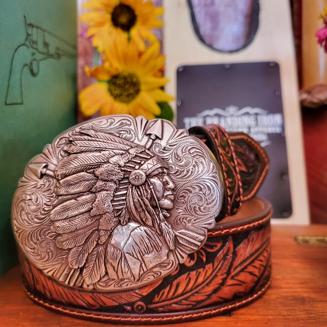 Tony lama top belt buckle
