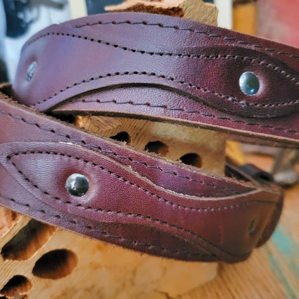  Leather Belt the “American Eagle" by Marc Wolf Belt View