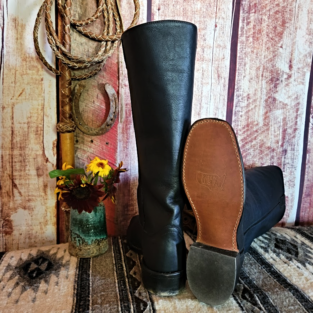 Leather Shooter Boots the "Gunfighter" by Abilene Boots Sole View