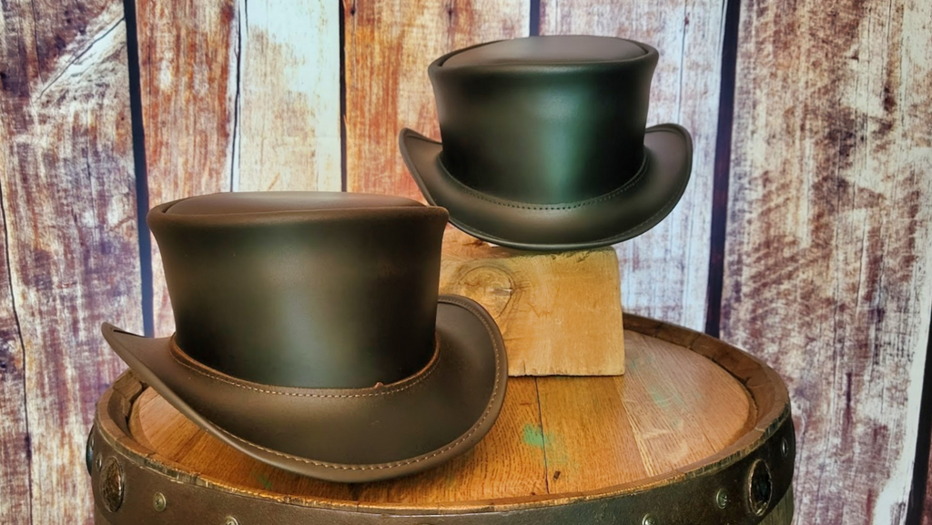 Leather Top Hat, the "Marlow" by American Hat Makers  Group View