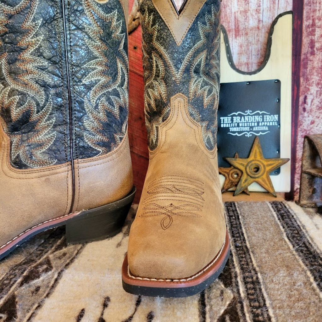 Men's Leather Boots the “Stillwater” by Laredo Toe View