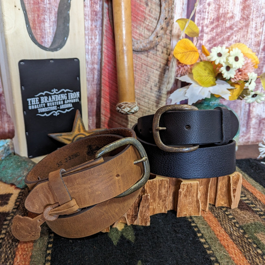 Leather Belt, the "Justin Work" by Justin colors view