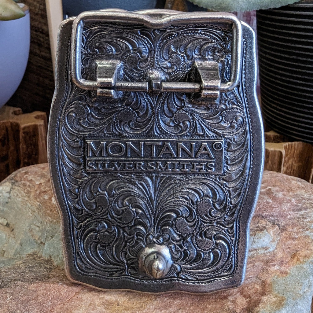 "Waving American Flag" by Montana Silversmiths A590S back view