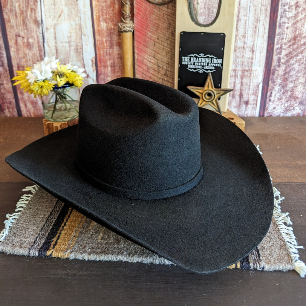 2X Wool Hat by Ariat A7520001 black  side view