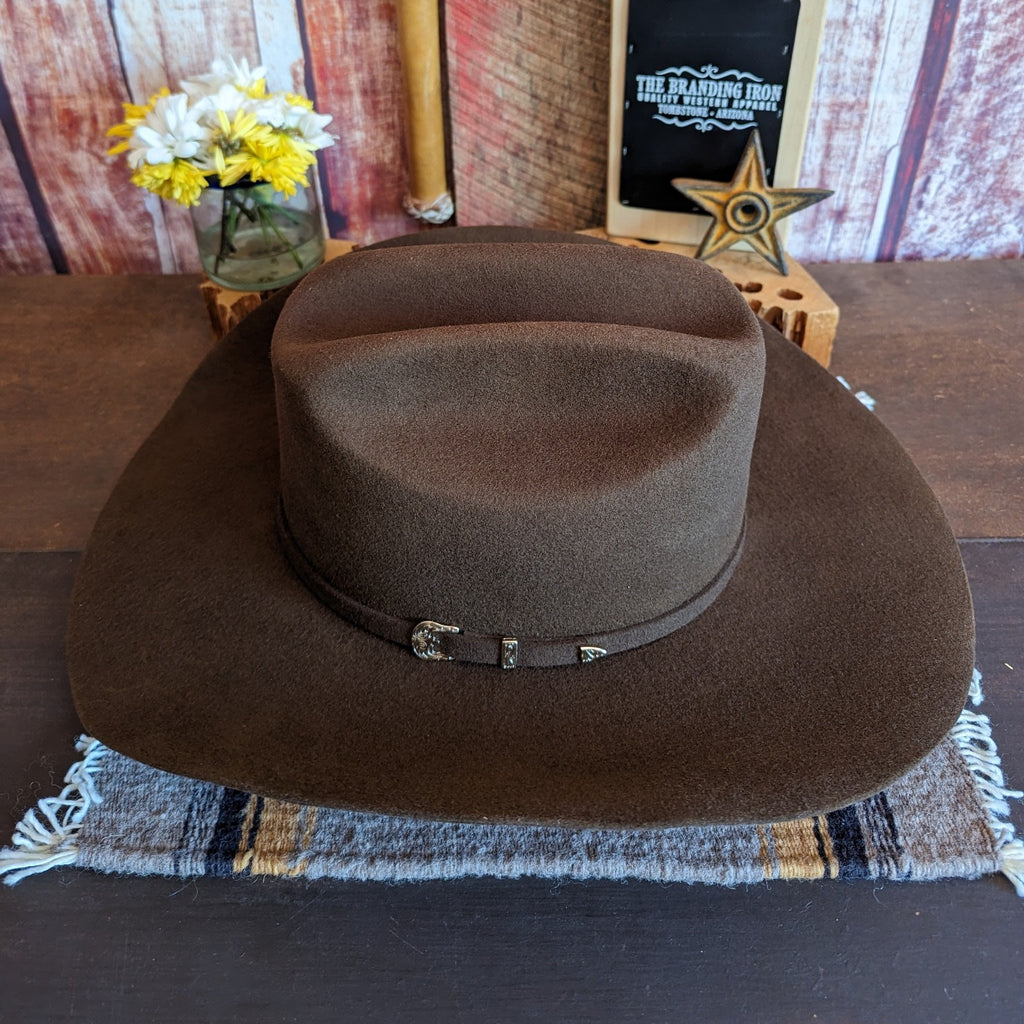 2X Wool Hat by Ariat A7520047 brown  side view