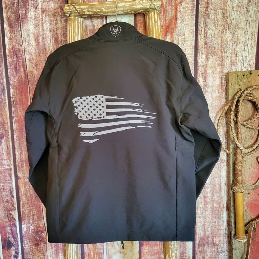 Patriot Jacket by Ariat Back View Black