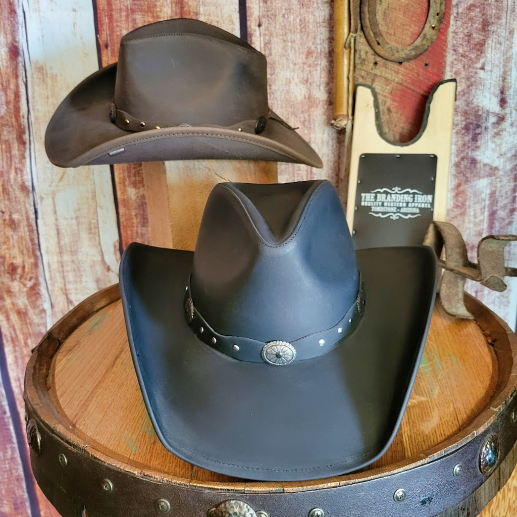 Shapeable Leather Hat, the "Roxbury" by Stetson  Group View