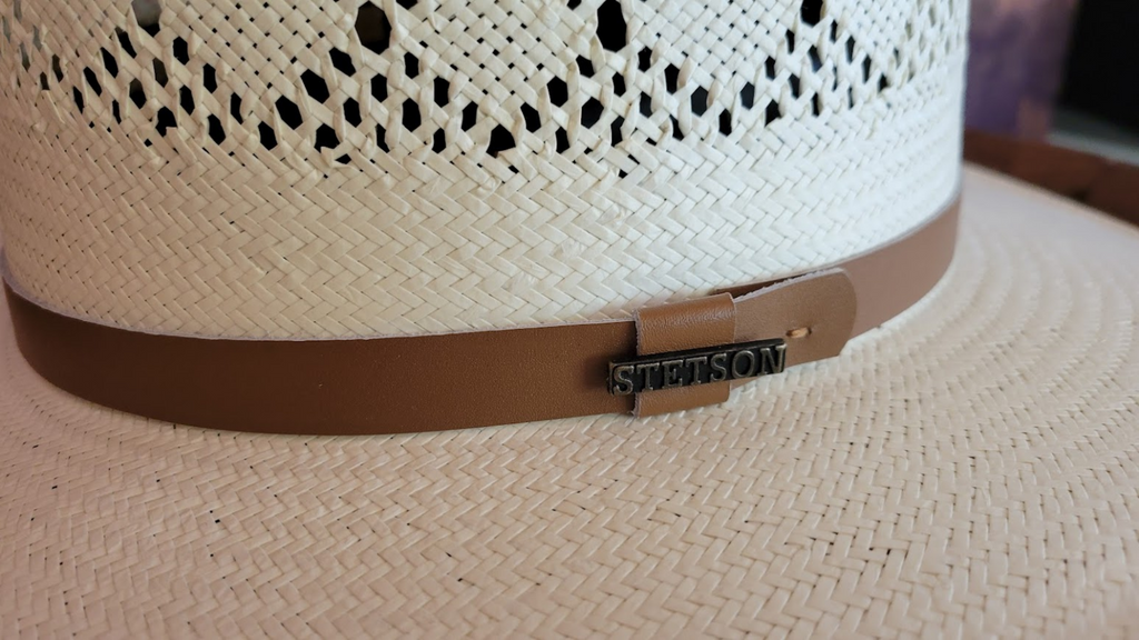 Straw Hat the “Brentwood” by Stetson Hatband View