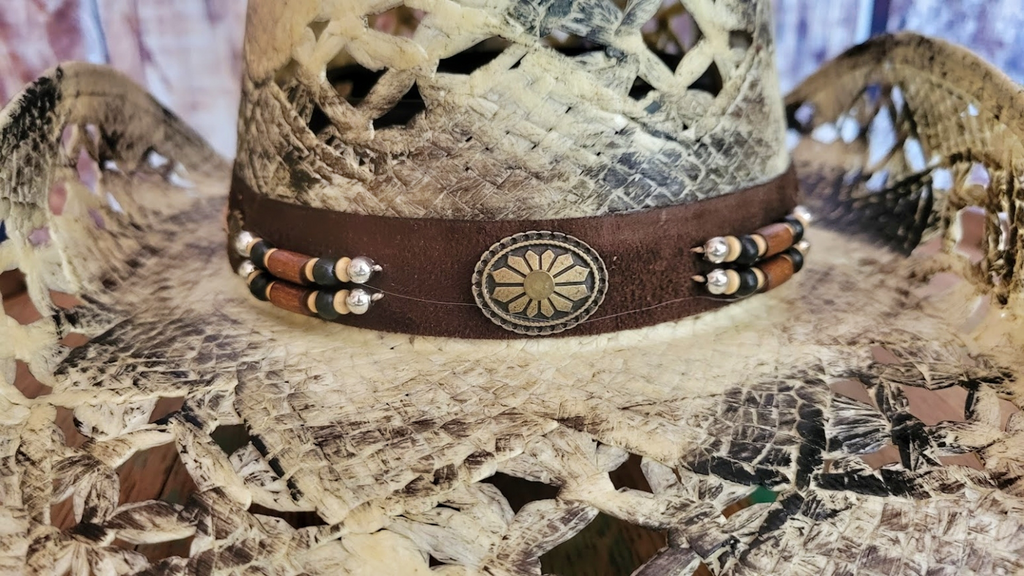Straw Hat the “Girl Next Door” by Bullhide Hatband View