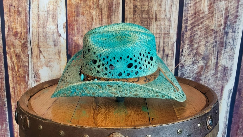 Straw Hat the "Temptations" by Bullhide Side View