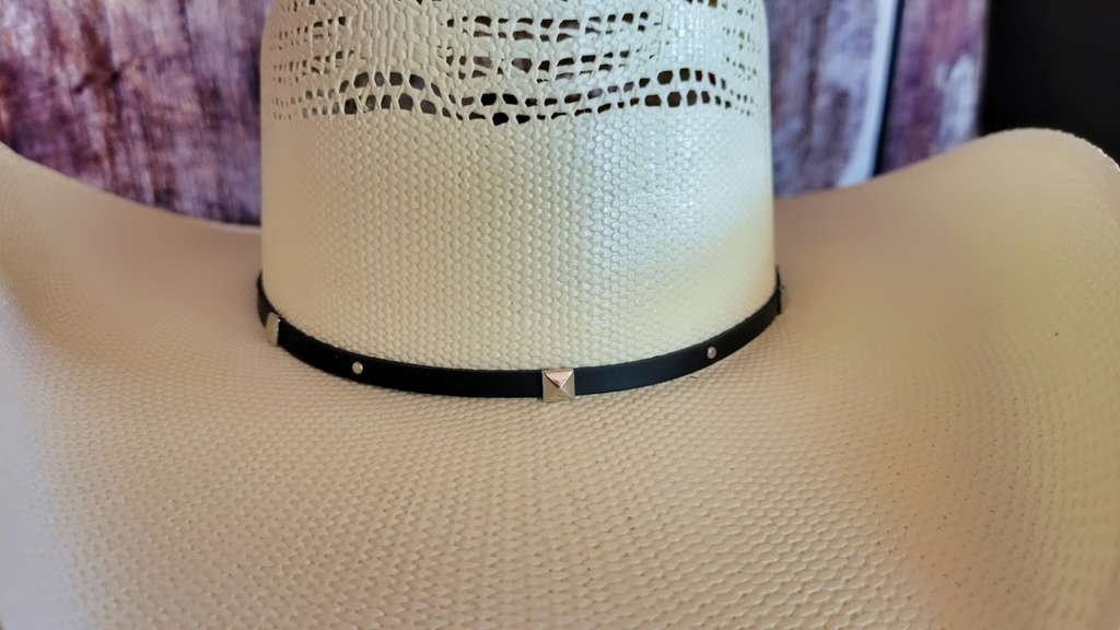 Straw Hat the “White Horse” by Stetson Hatband View