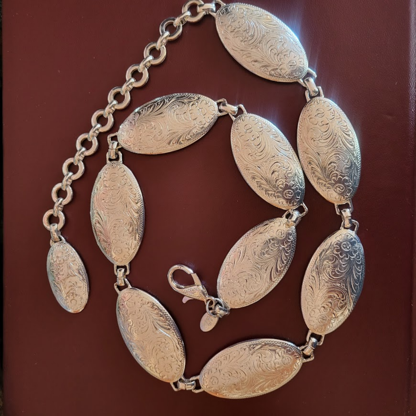 Tony lama 2025 concho belt