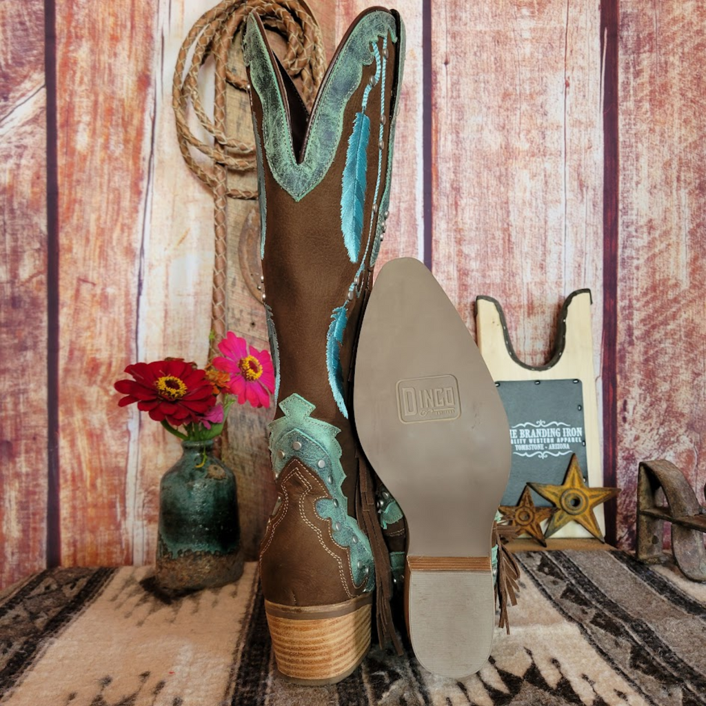 Women's Leather Boots the "Dream Catcher" by Dingo Sole View