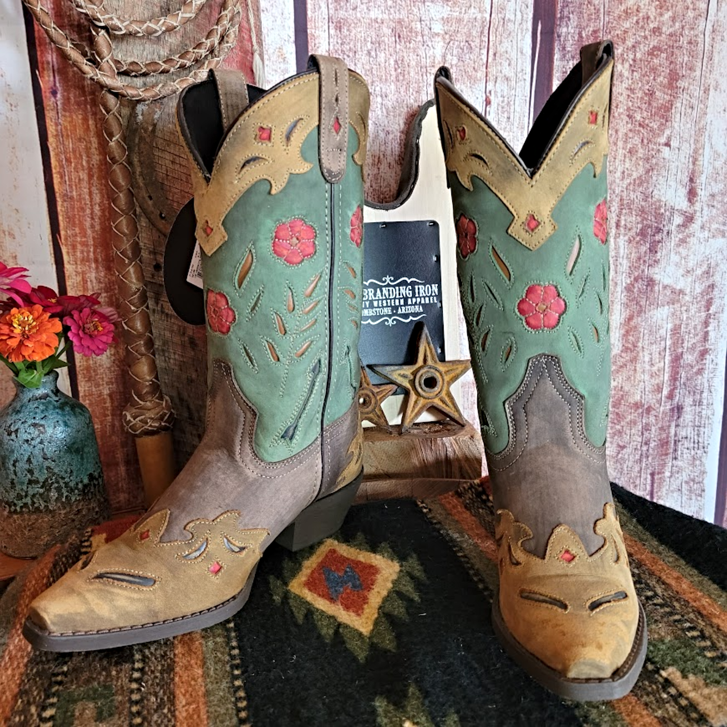 Women s Leather Boots the Miss Kate by Laredo 52138 The Branding Iron Tombstone AZ