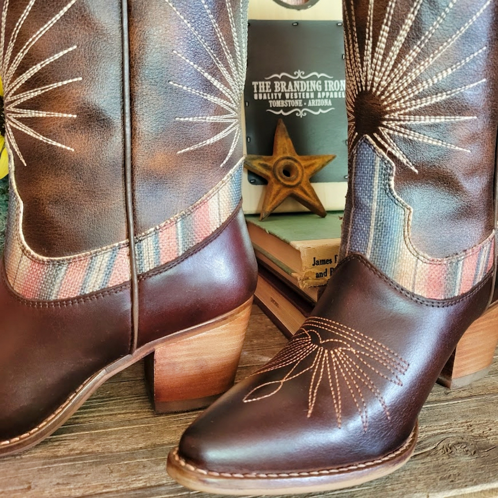 Women's Snip Toe Cowgirl Boots the "Conchita" by Nocona Toe View