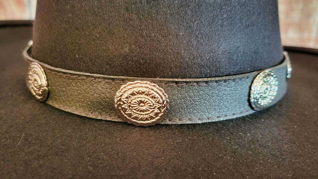 Wool Hat the “Close Friend” by Bullhide  Hatband View